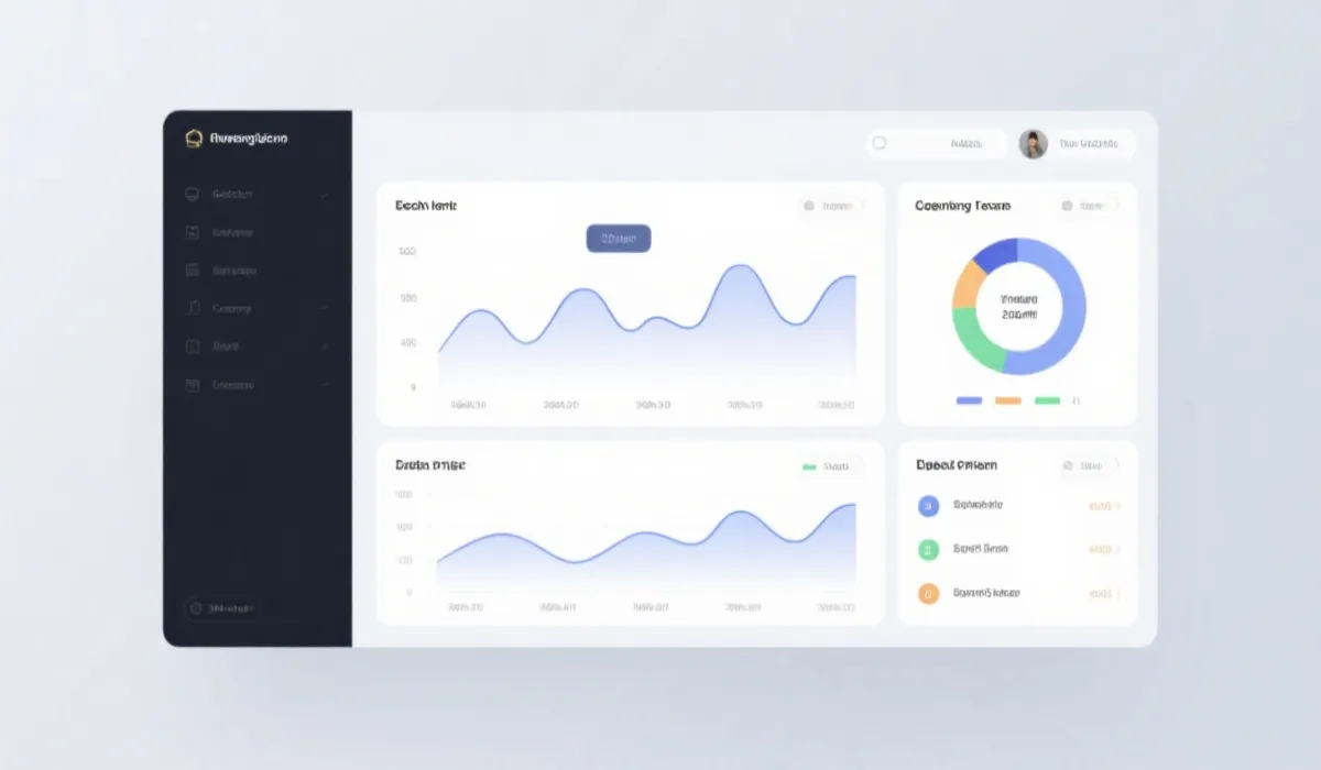 数据看板与预测流程示意图